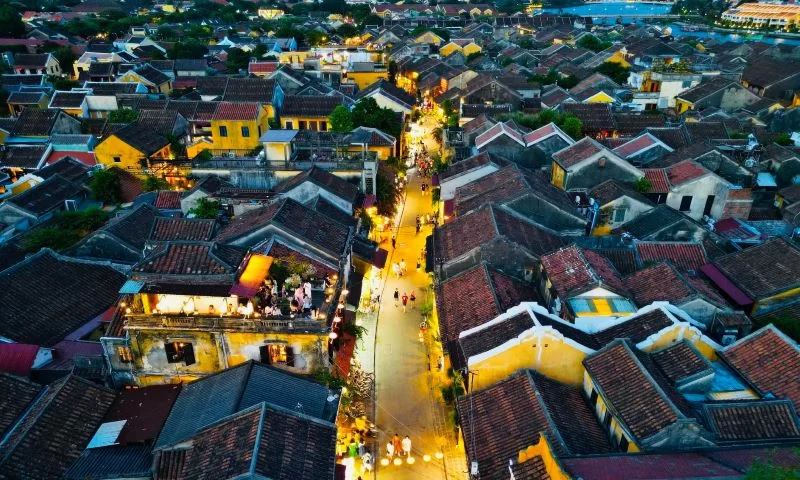 Vue panoramique de Hoi An