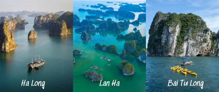 Halong, Bai Tu Long, Lan Ha : Quelle baie choisir ?